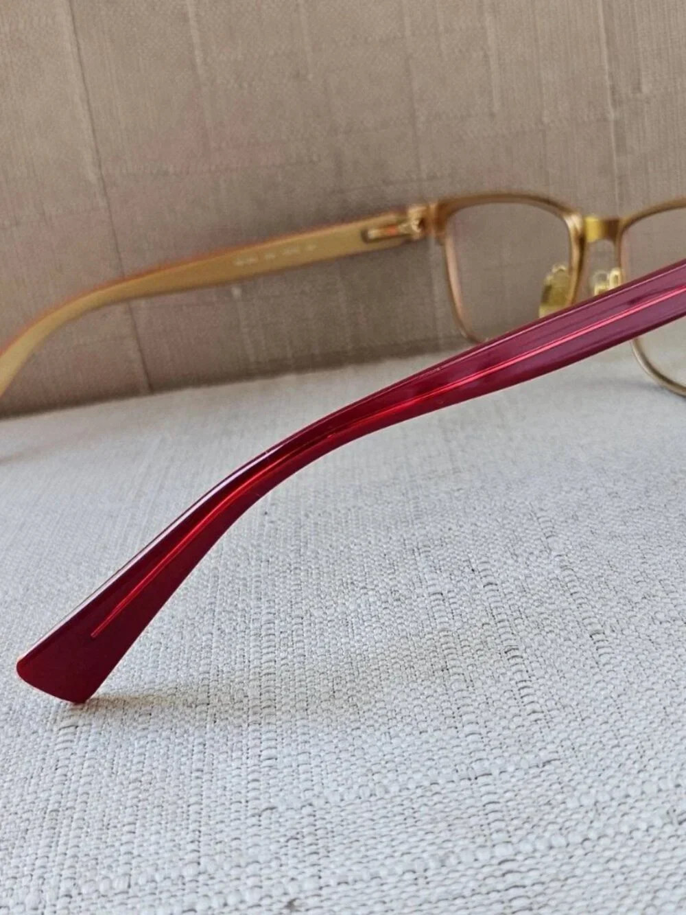 Dolce&Gabbana Women Eyeglasses Frame DG1273 53[]16 140 Red/Gold Tone Glasses